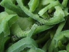 IQF green pepper strips