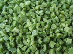 IQF green pepper dice