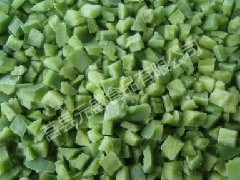 IQF green pepper dice