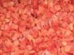 IQF red pepper dice