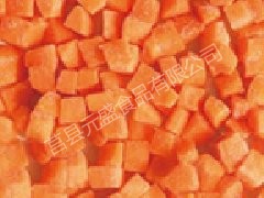 IQF carrot dice