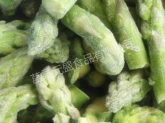 Frozen green asparagus tips 2-4cm